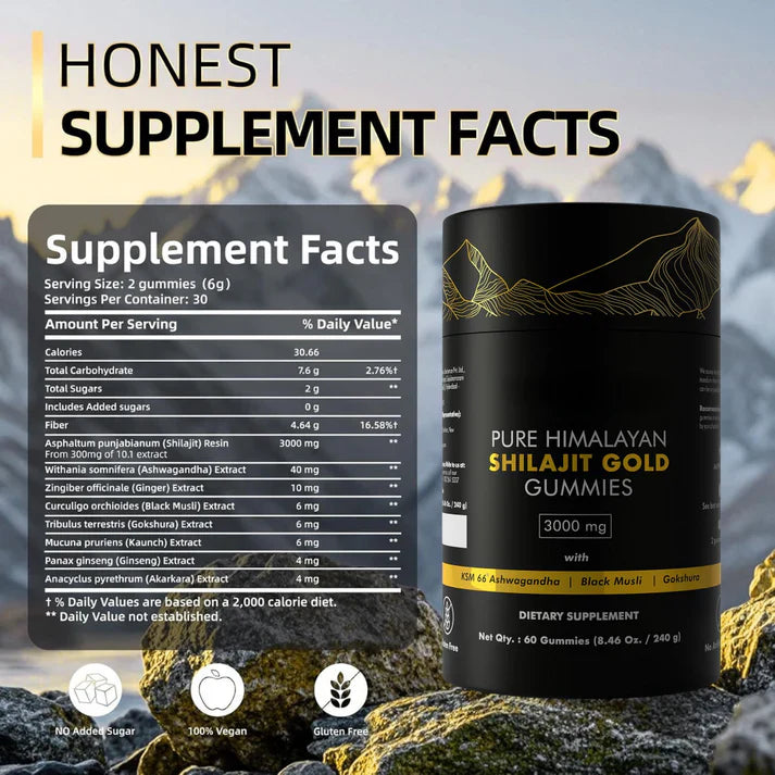 Elaris™ - Pure Himalayan Shilajit Gold Gummies