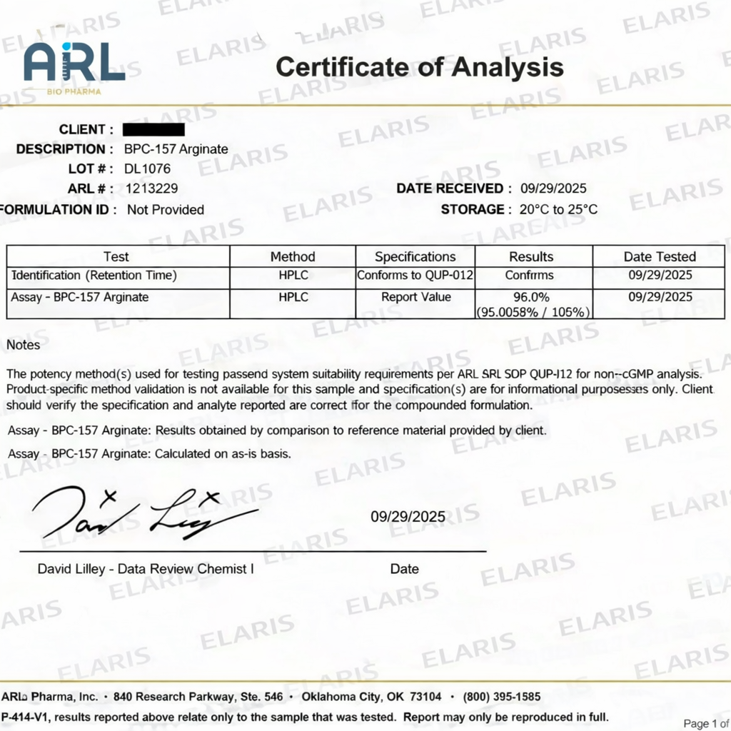 Elaris Body Protection Support BPC-157 (Trusted by Doctors Across the U.S.)